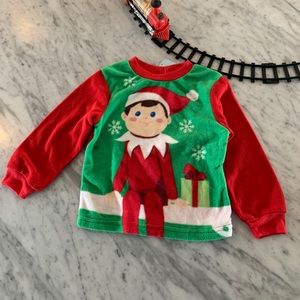 Elf on the Shelf PJs 4T Top pajama only NWT